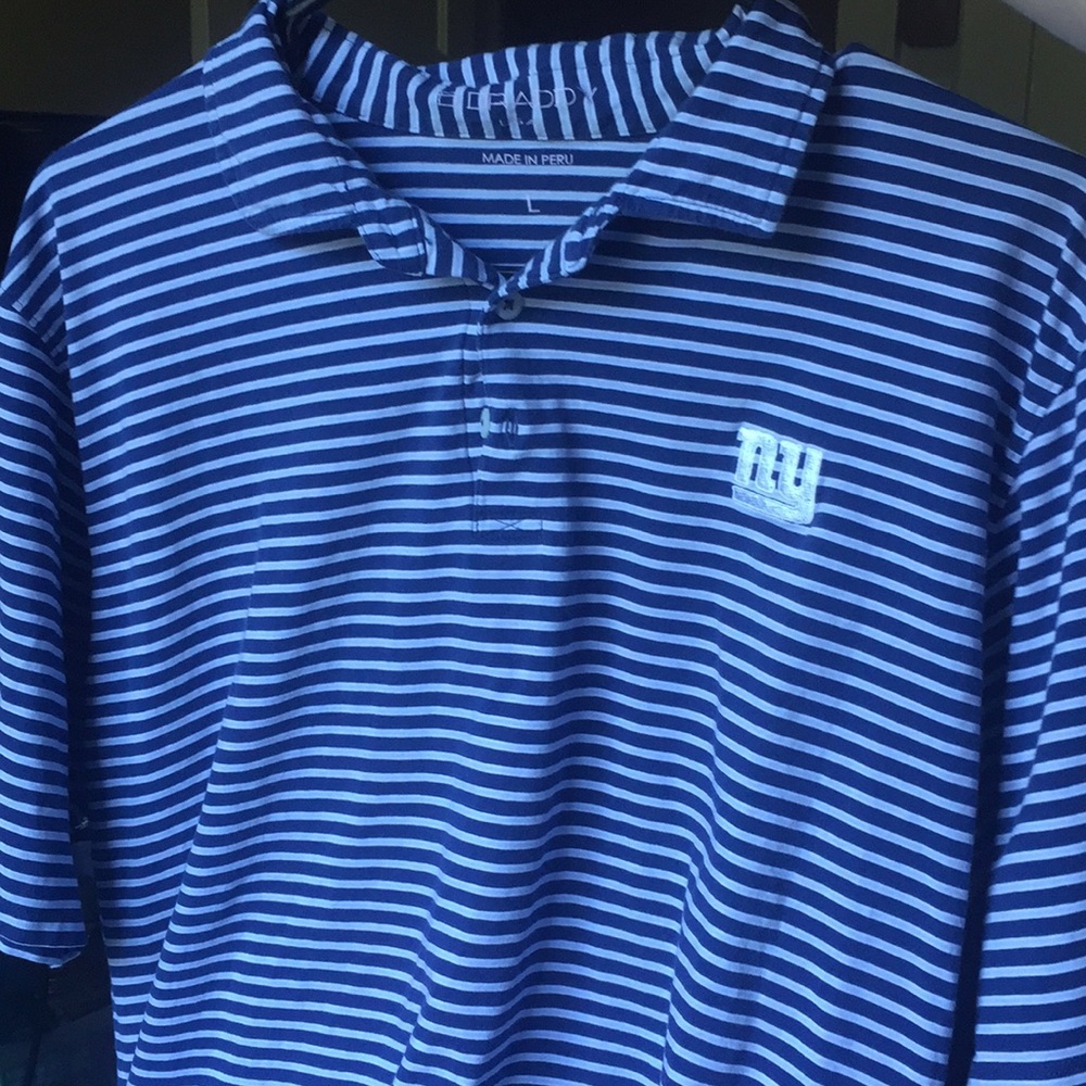 NY New York Giants short sleeve polo Sz L